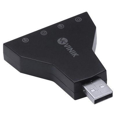 Adaptador Placa De Som Usb 4 Portas P2 - Compativel Com Ps3