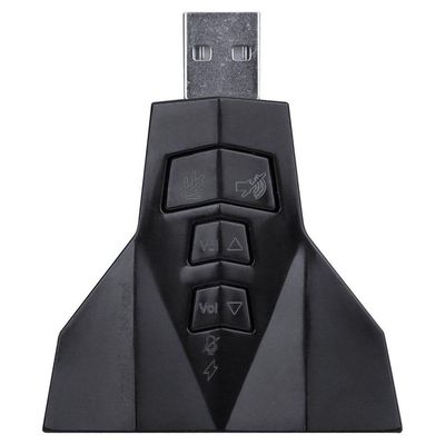 Adaptador Placa De Som Usb 4 Portas P2 - Compativel Com Ps3