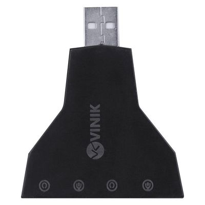 Adaptador Placa De Som Usb 4 Portas P2 - Compativel Com Ps3