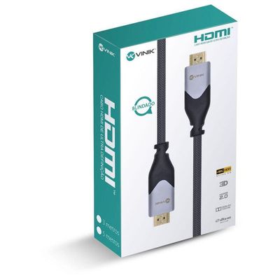 Cabo Hdmi 2.0 4k Blindado 3m H20b-3