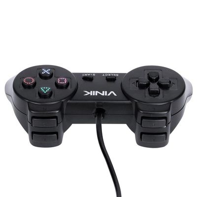Controle Pc Usb Ps1/playstation 1 Preto - Retrô - Vinik Play