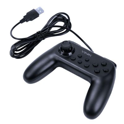 Controle Para Nintendo Switch Com Fio Usb Modelo Ns Preto
