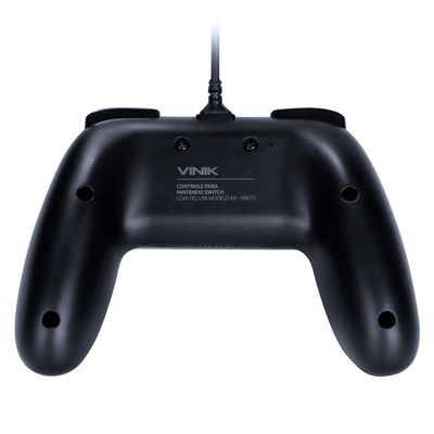 Controle Para Nintendo Switch Com Fio Usb Modelo Ns Preto