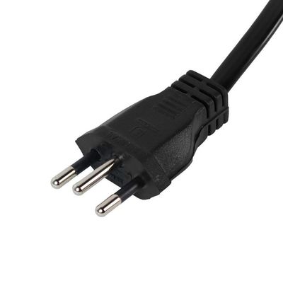 Extensão Elétrica 3 Tomadas Pp Plano 3x0,75 10m Preta