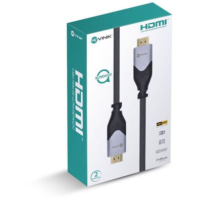 Cabo Hdmi 2.0 4k Blindado 2m H20b-2