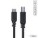 Cabo Usb Tipo C Para Usb B 2.0 1m Preto - Pucbp-1
