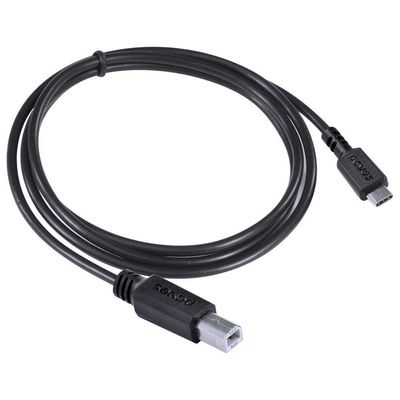 Cabo Usb Tipo C Para Usb B 2.0 1m Preto - Pucbp-1