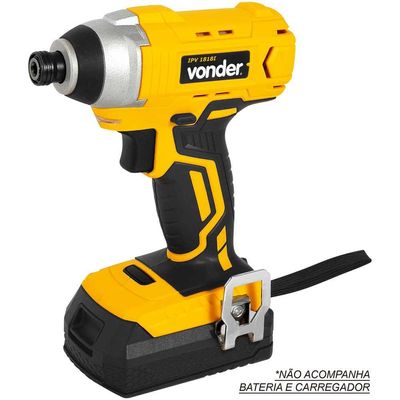 Parafusadeira com impacto bateria intercambiável de 18 V (não acompanha) mandril de 1/4" IPV 1818I VONDER
