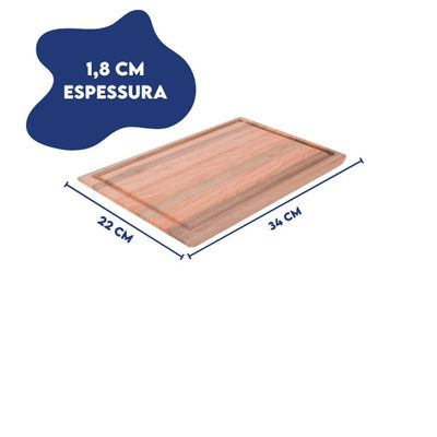 Tábua De Corte Para Churrasco Essence 34x22cm