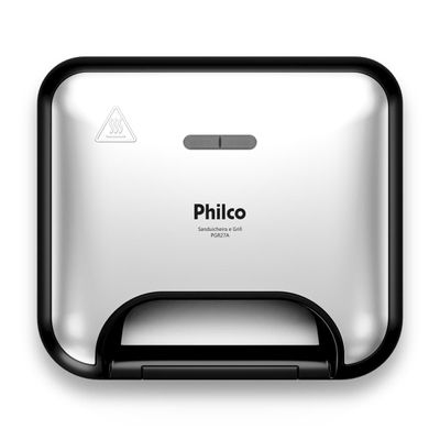 Sanduicheira e Grill Philco Inox 2 em 1 PGR27A 750W 127V