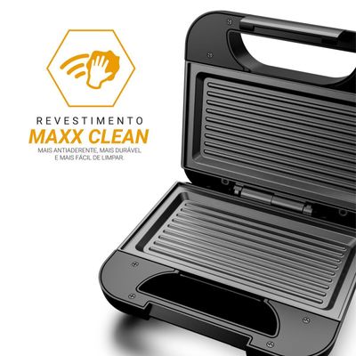 Sanduicheira e Grill Philco Inox 2 em 1 PGR27A 750W 127V
