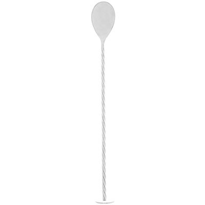 Kit 20 Colheres Bailarinas 26cm Inox Tress Lyor Prateda Restaurante Bar Bebidas Drinks Sucos