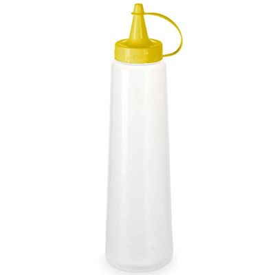 16 Bisnagas Plásticas 400ml para Molhos Mostarda Plasvale Bar Lanchonete