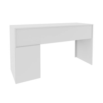 Mesa para Escritório 135,8cm com 2 gavetas ME4130 Branco Tecnomobili