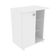 Balcão Fruteira com 1 Porta e 2 Cestos de Metal BF3205 Branco Tecnomobili