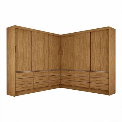 Closet Sevilha 6 Portas Casal Duplo  Carioca Moveis Cinamomo
