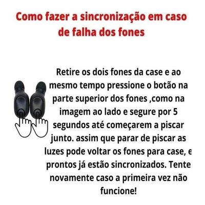 Fones Ouvido Sem Fio Wireless Preto P/ Mi A2