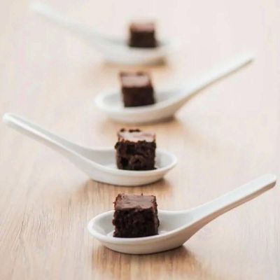 10 Colheres Culinária Oriental Ramen Sopas Melamina Branca com Alça Longas Haus Concept