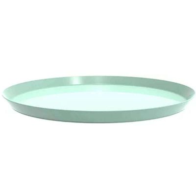 12 Bandejas Redondas 28cm Verde Menta Servir Doces Salgados Bubble Crippa Bar Restaurante