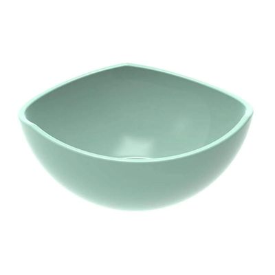 Kit 12 Bowl Trio Crippa Verde Menta Cumbuca Grande 500ml Plástico Salada Sopas Caldos