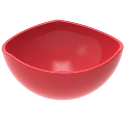 12 Potes de Sobremesa Doces Vermelho 265ml Plástico Trio Crippa Tigela