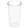 48 Copos Altos 500ml Plástico Transparente Escolar Refeitório Lanche Restaurante Crippa