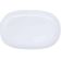 5 Bandejas para Servir Melamina Branca 34x22cm Buffet Travessa de Saladas Oval Restaurante