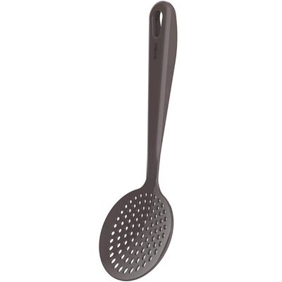 Kit 12 Espumadeiras para Cozinha Fritura Escumadeiras Cinzas Nylon Utensílios Culinários