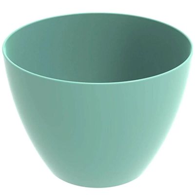 Kit 3 Tigelas Redonda Grande 6,2L Verde Menta Crippa Travessa Servir Salada Frutas Pratos Quentes