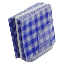 Conjunto 12 Porta Guardanapos Transparente Crippa Organizador de Mesa Café Restaurante