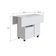 Mesa com Tampo Dobrável Berlim Branco Nova Móbile 73x90x90cm