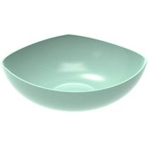 12 Bacias Saladeiras Verde Menta Plástico Restaurante Hotel Tigelas Grandes para Servir