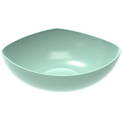 12 Bacias Saladeiras Verde Menta Plástico Restaurante Hotel Tigelas Grandes para Servir