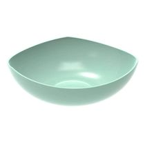6 Tigelas Saladeira Verde Menta Trio Plástica Crippa Salada Sobremesa Pipoca Doces