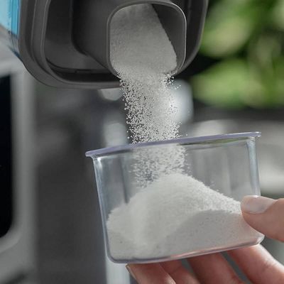 Kit 5 Dispenser de Sabão Líquido 2,3L Bege Tampa Medidora Ou para Amaciante Detergente