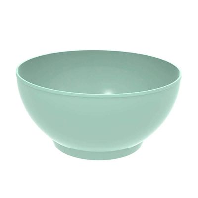 Kit 12 Tigelas Grandes Crippa Travessas Servir 3,1L Verde Menta Salada Sobremesa Restaurante
