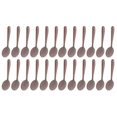 24 Espumadeiras Cozinha Amêndoa Fritura Arroz Escumadeira Culinária de Nylon Kitch Crippa