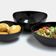 Kit 5 Saladeiras Triangulares 5L Essential 31cm Preto Pipoca Salada Frutas Coza
