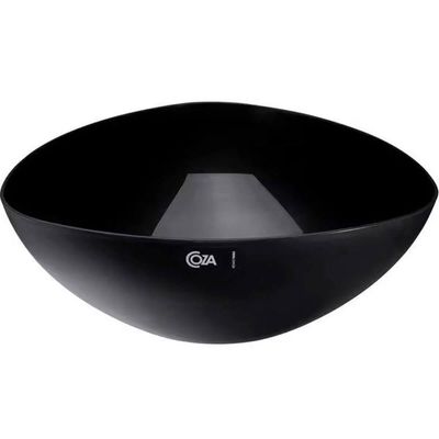 10 Saladeiras Triangulares 5L Grandes 31cm Preto Restaurantes Salada Frutas Essential Coza
