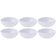 Kit 6 Saladeiras Triangulares Tigelas Plásticas 5L Brancas Essential Coza Pote Sobremesa Pipoca