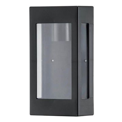 Arandela Prime Preta Termoplástica Luminária Parede Lâmpada E27 Bivolt Dital