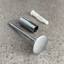 Cabide Multiuso Pino 2cm Cromado para Espelho de Parede Duler Minimalista