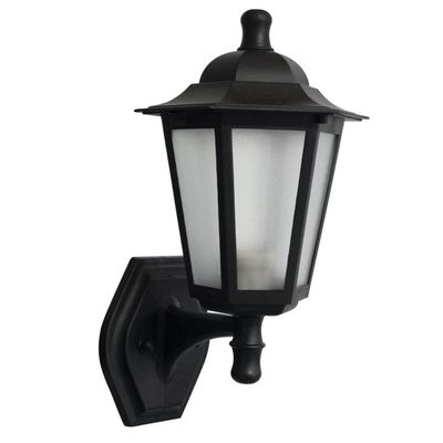 Kit 2 Arandelas Coloniais Luminárias de Parede Pretas Retrô Muro Fachada Jardim