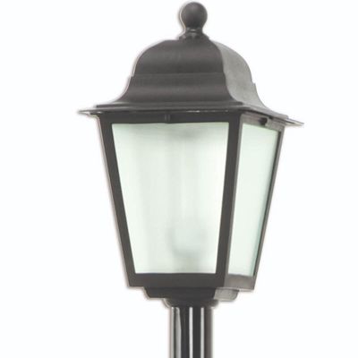 2 Luminárias de Chão para Jardim Pretas Postes Coloniais Dital Linha Soberana Área Externa