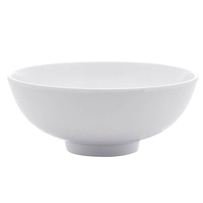 Kit 50 Bowls Melamina 12,5x5cm Lyor Milão Brancos Tigelas Sobremesas Cumbucas Restaurante Hotel