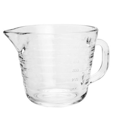 Kit 6 Jarras Medidoras de Vidro 700ml Lyor Copos Medidas Receitas Alça Bico