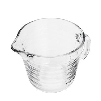 Kit 6 Jarras Medidoras de Vidro 700ml Lyor Copos Medidas Receitas Alça Bico