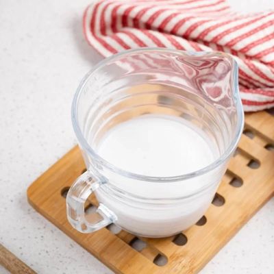 Kit 6 Jarras Medidoras de Vidro 700ml Lyor Copos Medidas Receitas Alça Bico