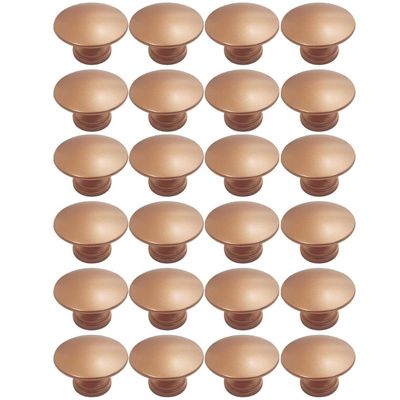 Kit 24 Puxadores Ponto Cobre Tucson para Móveis Armários Gavetas Porta