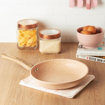 Kit 2 Potes Porta Mantimentos Rose Gold com Tampa 800ml Lyor